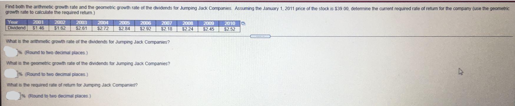 Please show work/steps with a formula or excel. 1. what is the