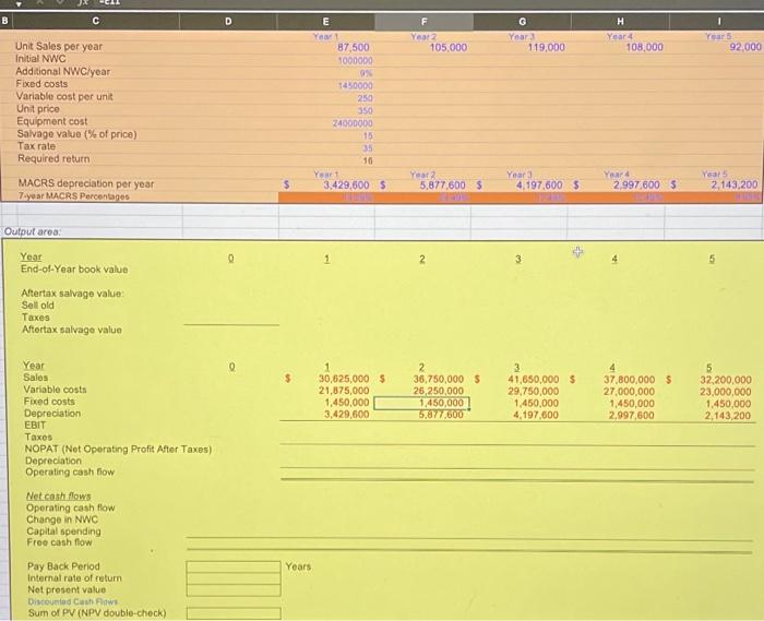 Consider the following scenario: Epsilon Products, Inc., (EPI) projects unit sales for
