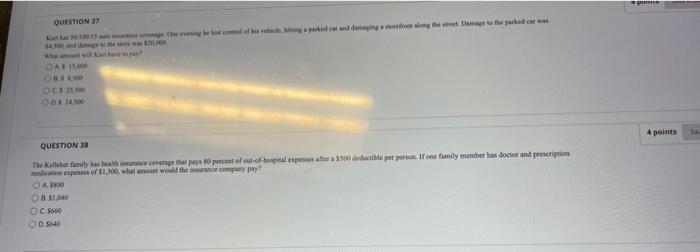 300 4 points QUESTION 38 They are comfort of palapeno auta o