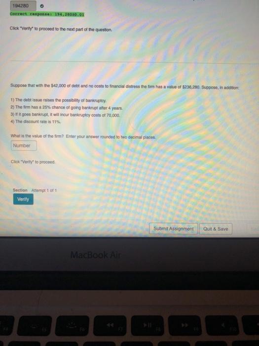 Hemaining Time: 01.03-01 University Center Co. currently has EBIT of $37,000 and