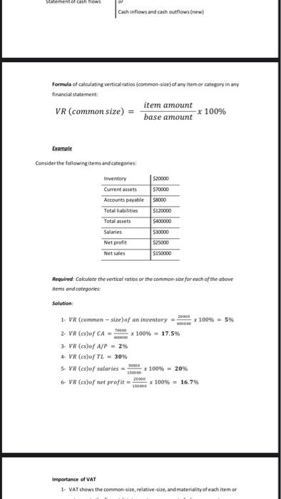 techniques of Financial Statement Analysis There are three commonly used tools and