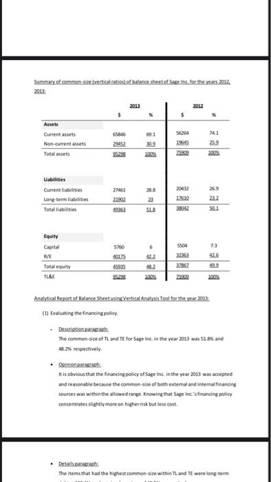 tool. 3. Financial ratios analysis tool. 1 - Vertical Analysis Tool (VAT)