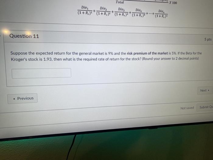  Total X 100 Div, Div Div, Div, Diw, + ++ (1