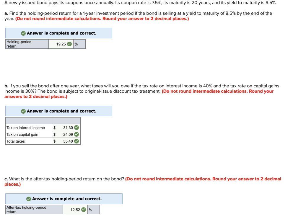 can someone help me with solving e? A newly issued bond pays