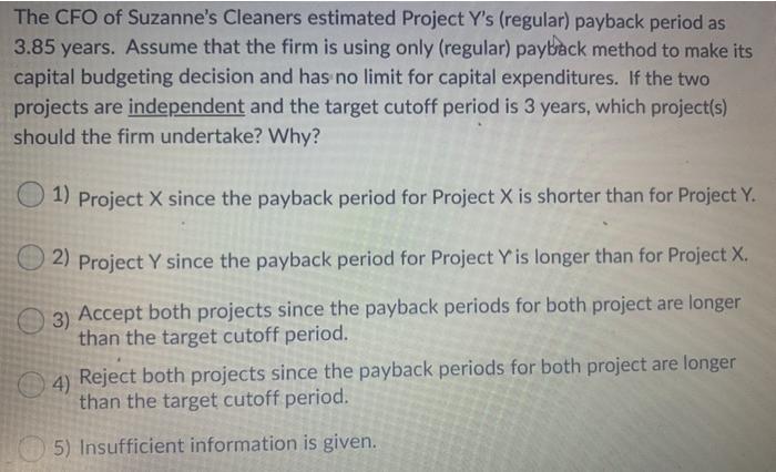 has the following cash flow data. Project X Year 0 1 2