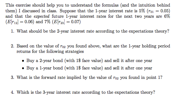 This exercise should help you to understand the formulas (and the