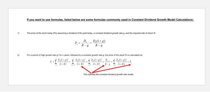 finance calculator thank you Magnetic Corporation expects dividends to grow at a