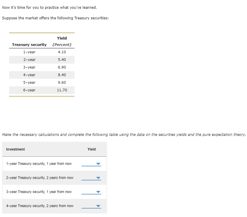  Now it's time for you to practice what you've learned. Suppose