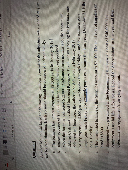  I Normal 1 No Spac... Heading 1 Headl EES . Styles