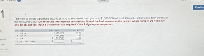  pter 13 Bonus 1 1 ts eBook Print ferences You want