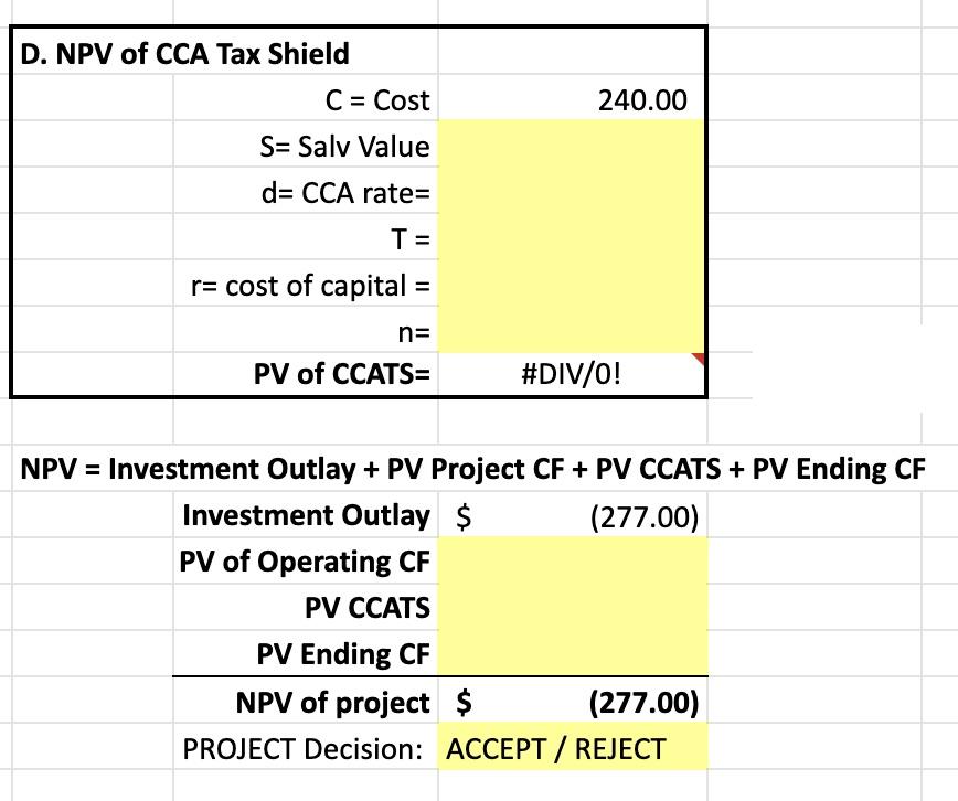 mix. The production line would be set up in unused space in