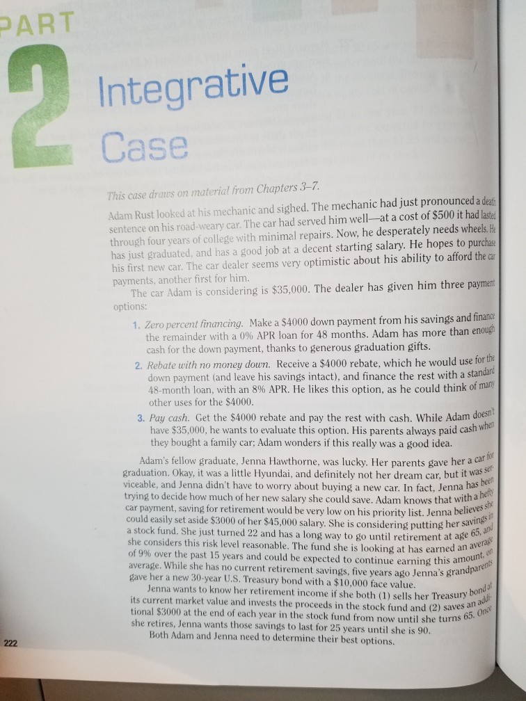 Please assist with work on numbers 4 through 9 thank you