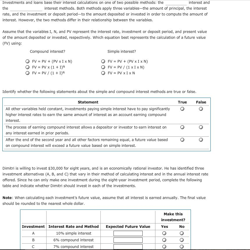 not function correctly. Click here to learn more 2. Future value Aa