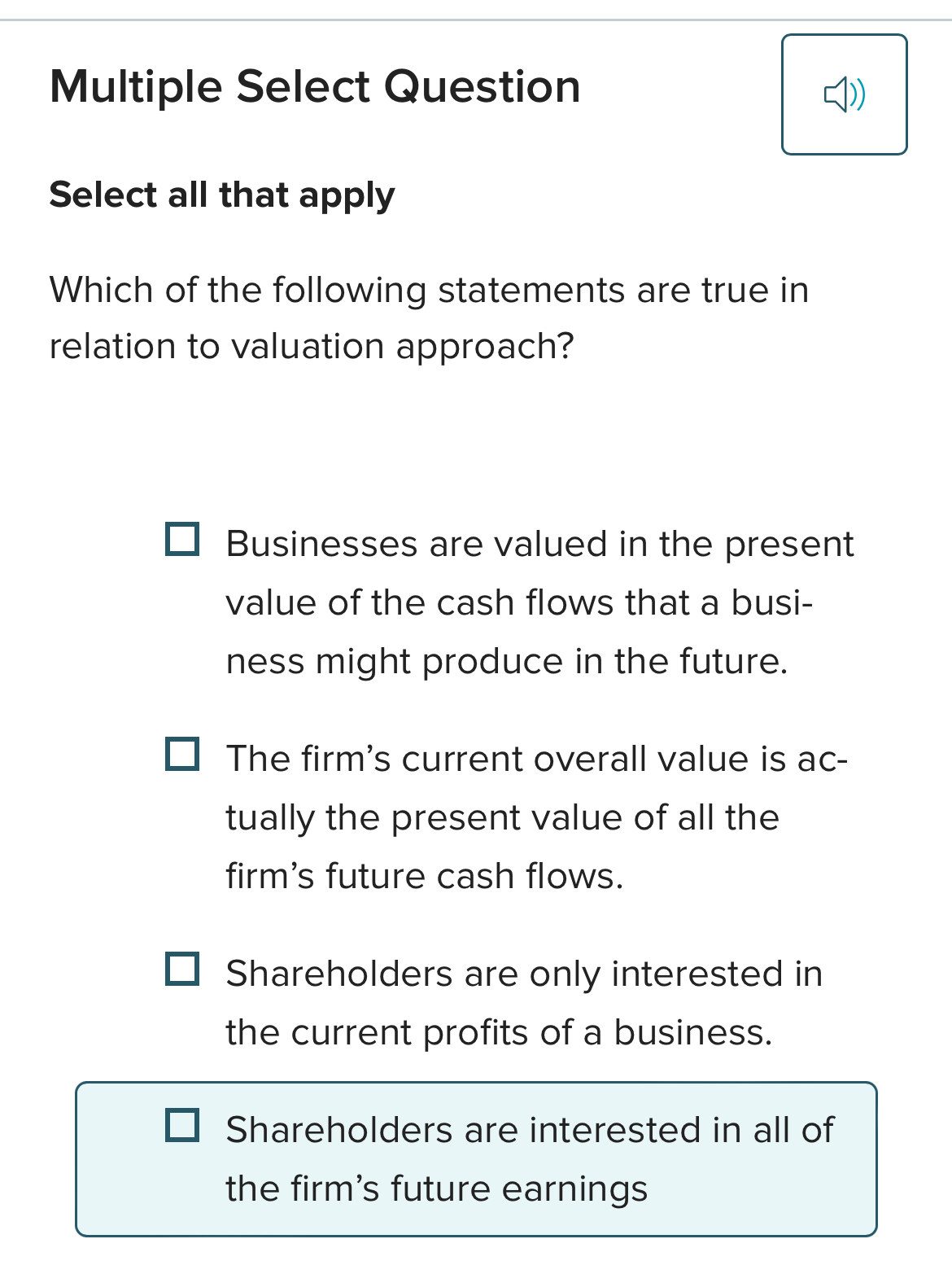  Multiple Select Question Select all that apply Which of the following
