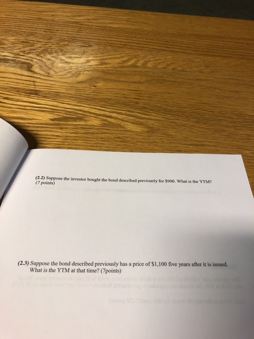 purchases the bond for $1,000. day with a $1,000 face value, an