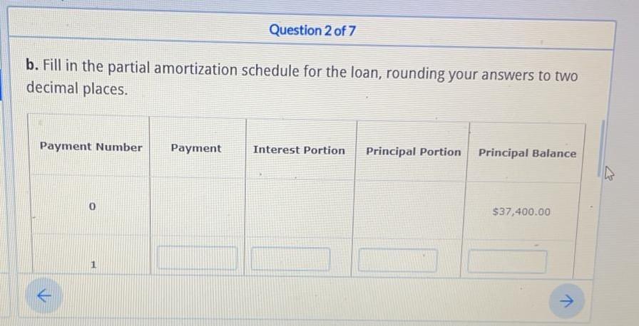 the last please add total for payments , interest portion and principal