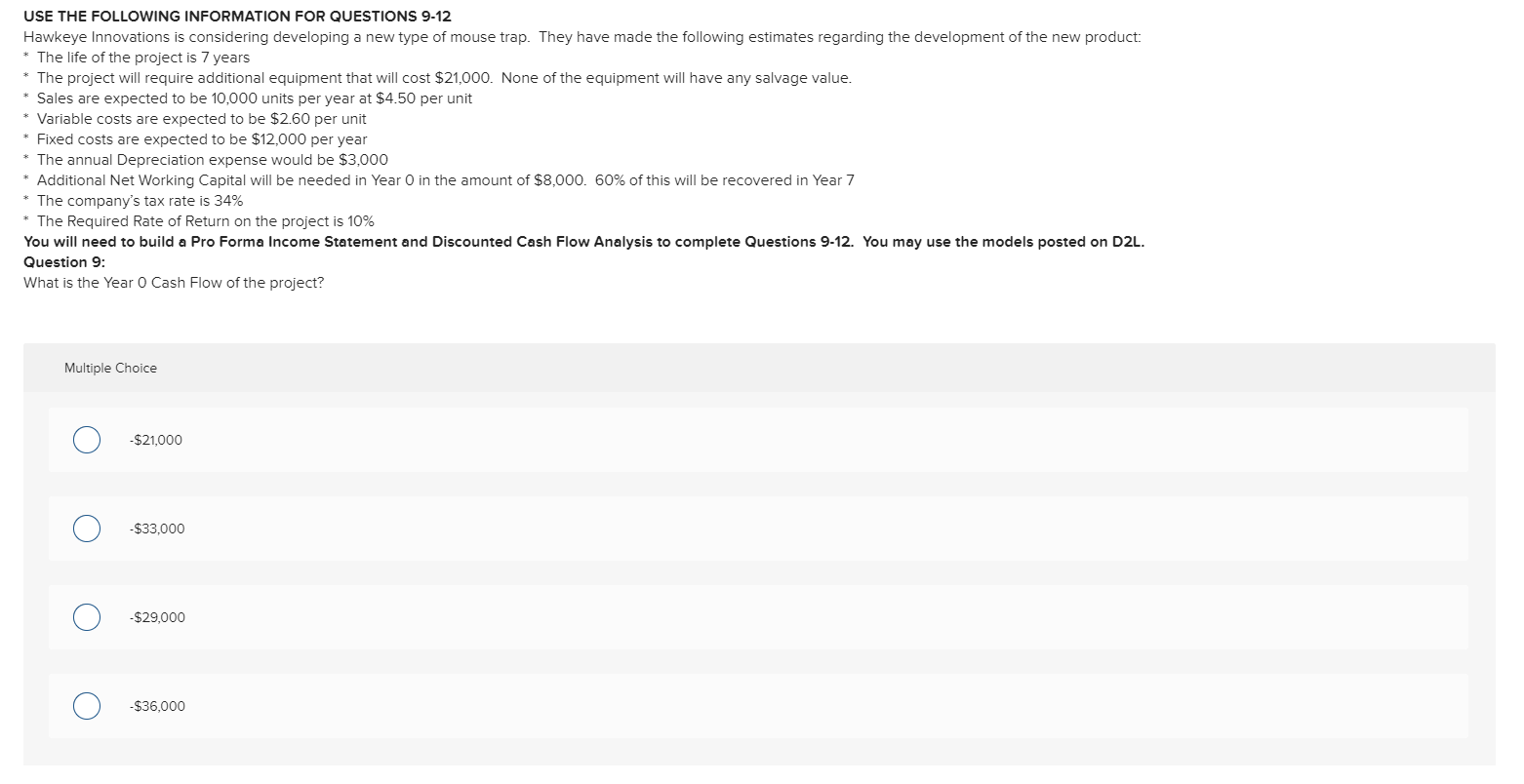  It's all connected question. I need help. USE THE FOLLOWING INFORMATION