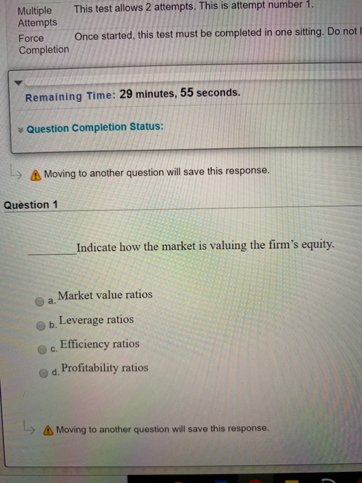  This test allows 2 attempts. This is attempt number 1. Multiple