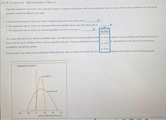 expected to occur during all possible circumstances. To compute an asset's expected