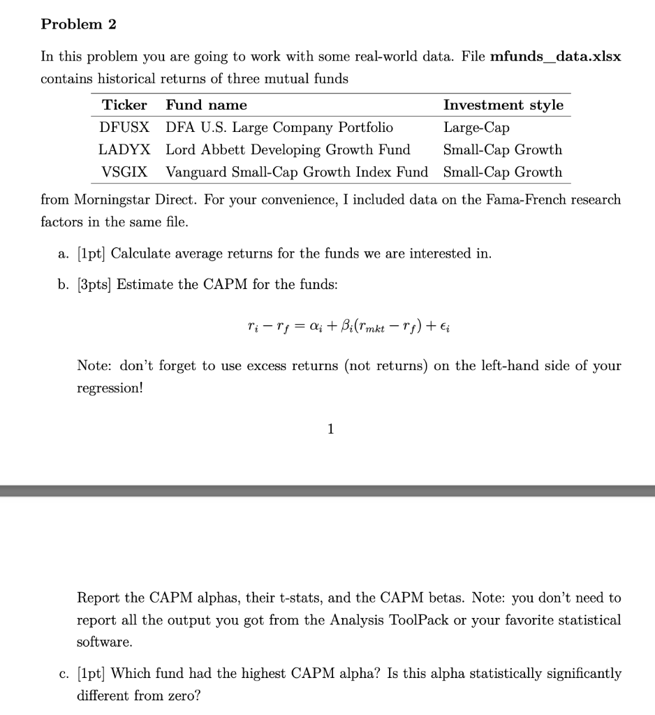  please show all the work :) Problem 2 In this problem