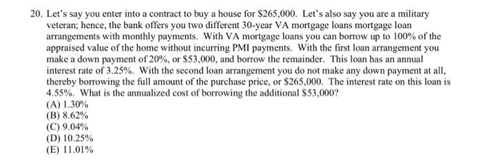 please, do this in a finance calculator 20. Let's say you enter