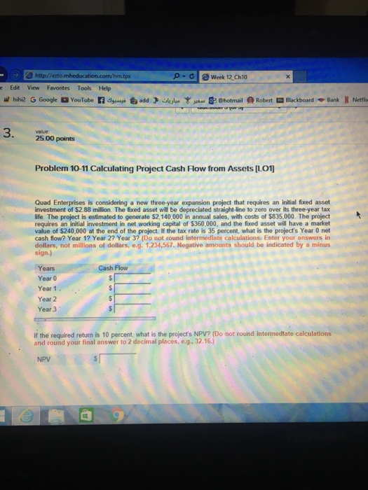  http:/ tpx e Edit View Favorites Tools Help value 25.00 points