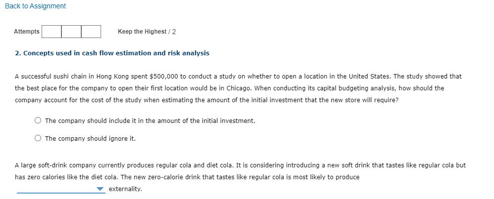 Back to Assignment Attempts Keep the Highest / 2 2. Concepts