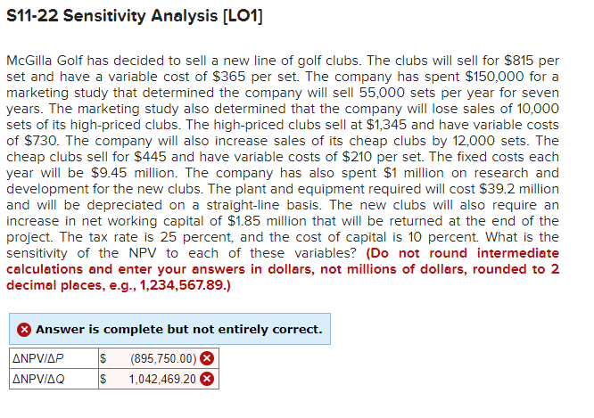 I cannot figure this out correctly! please help with work shown! McGilla