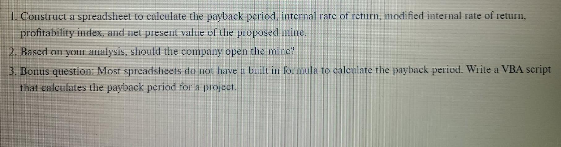 mine in South Dakota. Dan Dority, the company's geologist, has just finished