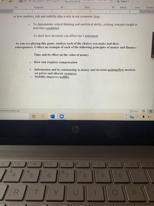 Spac... Heading 1 Find Replace Select Dictate 15 Paragraphe Styles Editing Voice