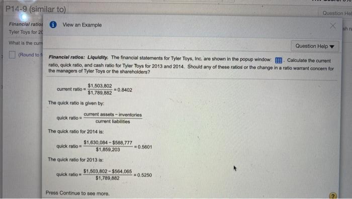in a ratio warrant concern for the managers of Tyler Toys or