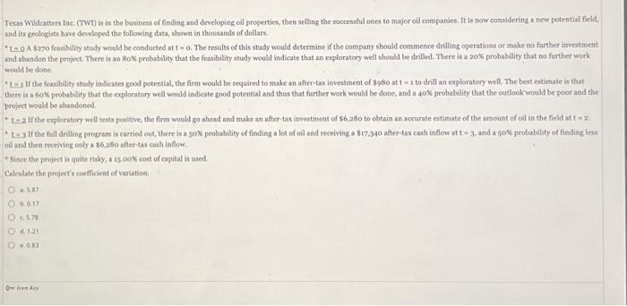 following cash flow data. What is the project's IRR? Note that a