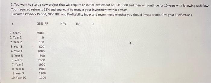 Please answer the following questions on excel step by step I will