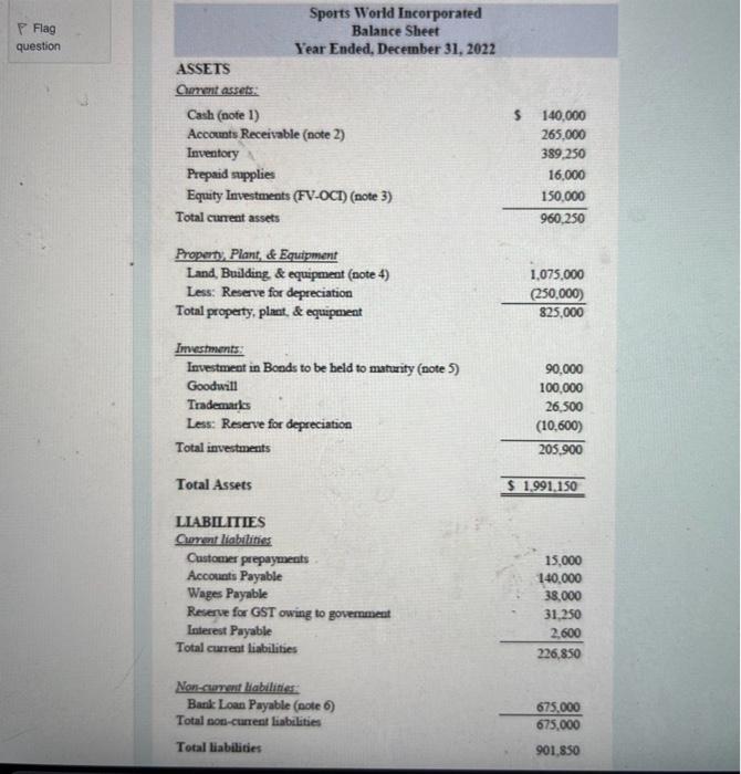 & multi step income statement please. "Sports World Incorporated" Sports World Incorporated