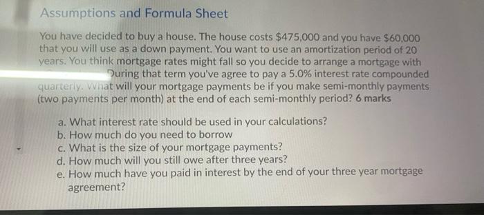 in between a line got cut , it says " a mortage