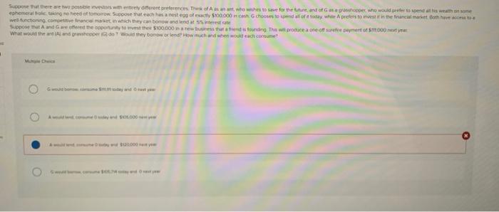 Provide explanation on the correct answer. Only one answer is correct. Suppose