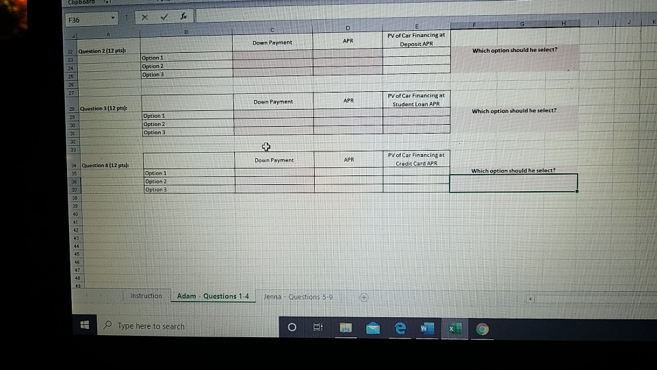 cash for the down payment, thanks to generous graduation gifts. 8 2.