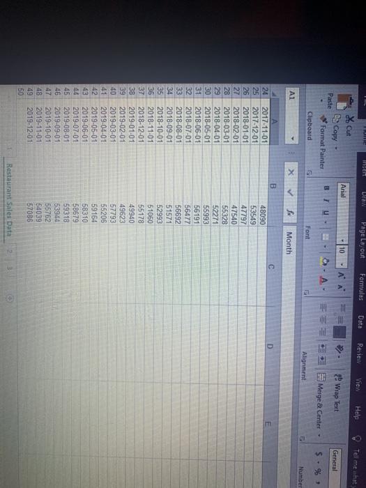Copy . Format Paintes General ste 2 Wrap Text Merge Center -