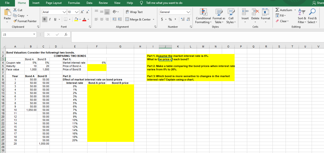 hello can you help me with finding bond valuation ? Page Layout