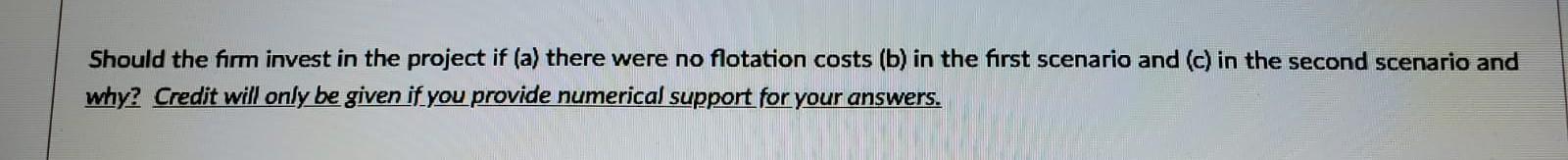 forever (perpetuity). The discount rate (r or WACC) for the project is