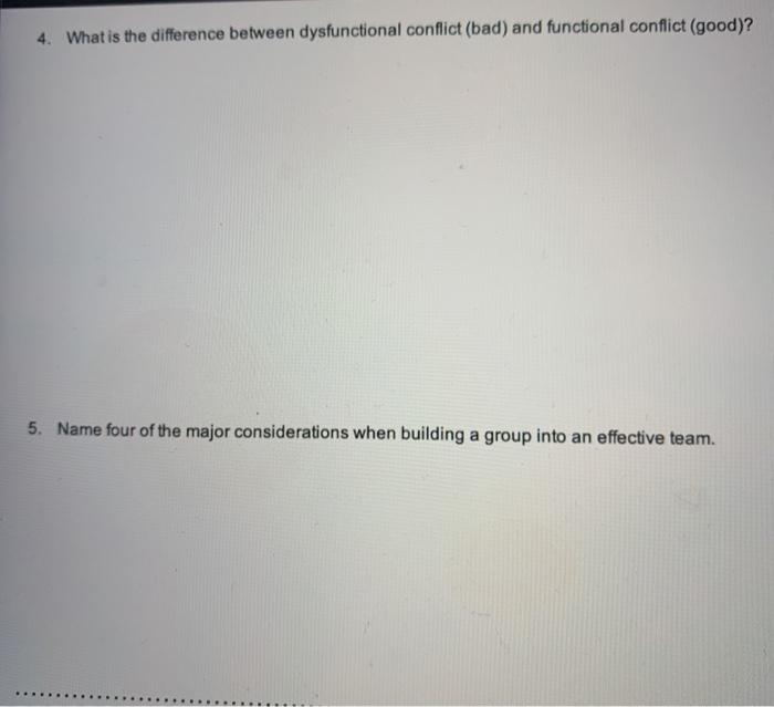 posting questions seprately so i need helpppp 4. What is the difference