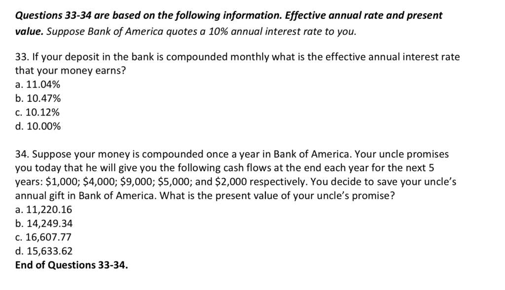 investment to fund a business project for the next three years. You