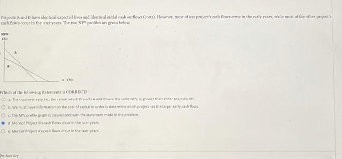 shown below. However, before the decision to accept or reject the project,