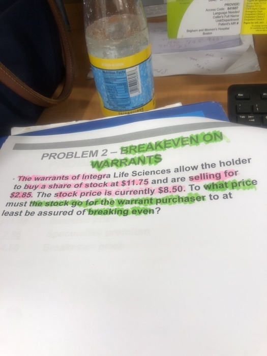  Access Code 8416017 Language Needed Caler's Ful Nae Brigham and Women's