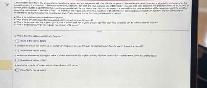  invertmert will be recovered when the project is shut down. Finaly.