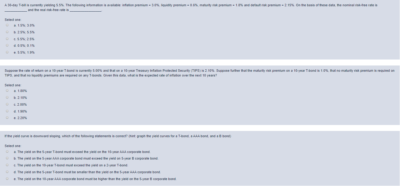 I need help on these questions, please show the work as well.