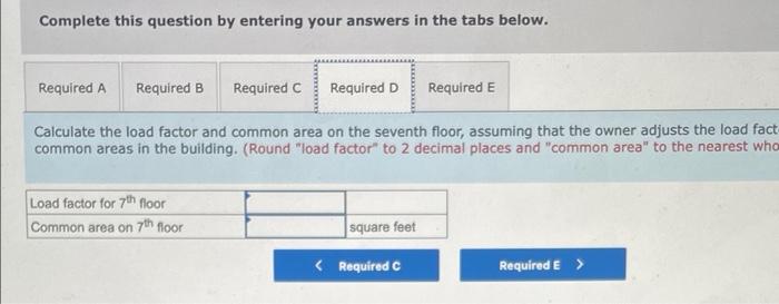 gross building area. A total of 45,000 square feet is interior space