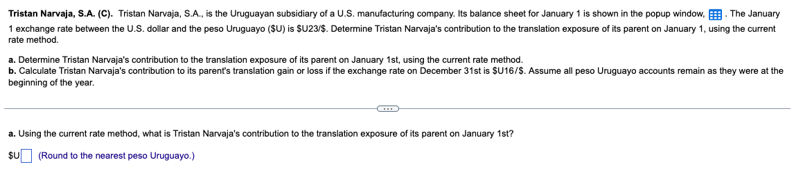 Tristan Narvaja--- please answer A and B correctly for a thumbs up.