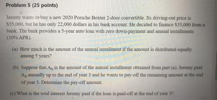 Please draw cash flow diagram and include steps with proper notation to