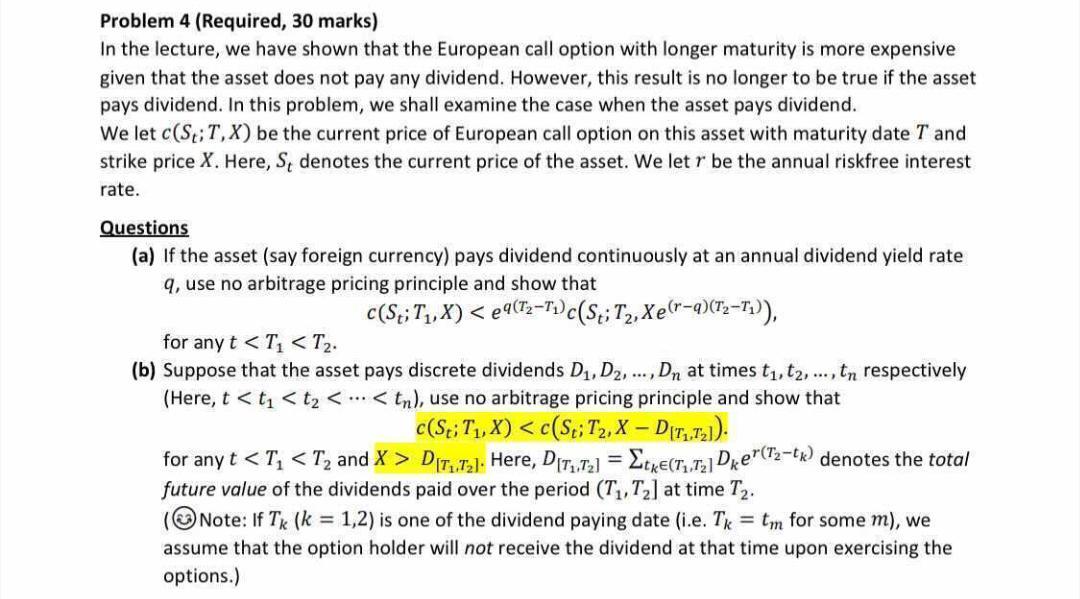  please help this finance subject in math, thank you Problem 4